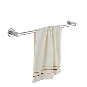 Design moderno appartamento senza Punch bagno asta unica asciugamano porta bagno mensola porta asciugamani