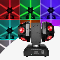 Projecteur laser à double hémisphère LED 12x10W RGBW 4-en-1 à tête mobile, contrôle sonore/DMX512 11/14 canaux, vente chaude