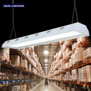 anti vandal Industrial project SMD2835 Warehouse Lighting 2ft fluorescent Fixture Luminaire LED linear High Bay Lamp