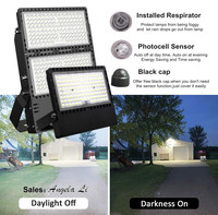 Projecteur LED carré pour stade 400W, ETL CB CE SAA, prix compétitif, dimmable, Nema 150*80 degrés, IP66, 10kV, 400W/500W.