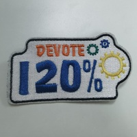 Étiquettes de patchs de vêtements en cuir gaufré, tissu 3D dentelle Chenille résine pour Jeans directement fabricant personnalisé