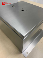 Boîte de distribution verrouillable en acier inoxydable, indice de protection IP65, boîte murale étanche pour la sécurité du câblage industriel et commercial