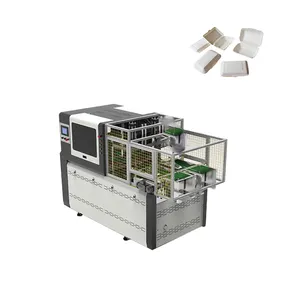 Machine de fabrication de boîtes à Lunch en papier Kraft, prix automatique, moins cher