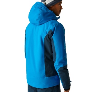 Men's <b>Thin</b> Hooded <b>Waterproof</b> Safari <b>Jacket</b> with Stand Collar and Front Logo-Breathable Quick Dry Outdoor Performance <b>Jacket</b> - Product Image 2