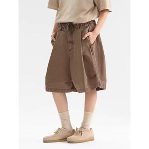 Shorts cargo amples en coton de haute qualité, multi-poches, style décontracté et sportif, bermudas pour hommes - Product Image 1