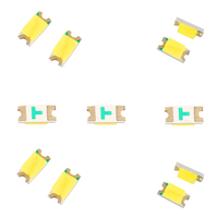 Carte mère RGB led smd 1206, vue latérale, 1206 2.1T, ensemble de diodes