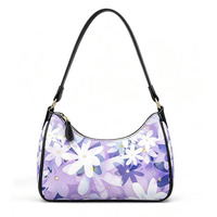 Sac à bandoulière personnalisable à motif imprimé, nouveau sac à main de luxe pour femme, design haut de gamme, sac hobo durable avec fermeture éclair