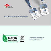 IIoT Rtls Label dapat dicetak ultra-tipis floographic Uhf Label pengiriman Rfid Tag Label Ble Ibeacon Bluetooth Beacon untuk logoistik pintar