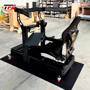 Suministro de fábrica OEM 40120 Extrusión de aluminio negro Soporte de asiento de carreras SC TFA <span class=keywords><strong>Cammus</strong></span> Sim Simulador de cabina de coche de carreras - Product Image 1