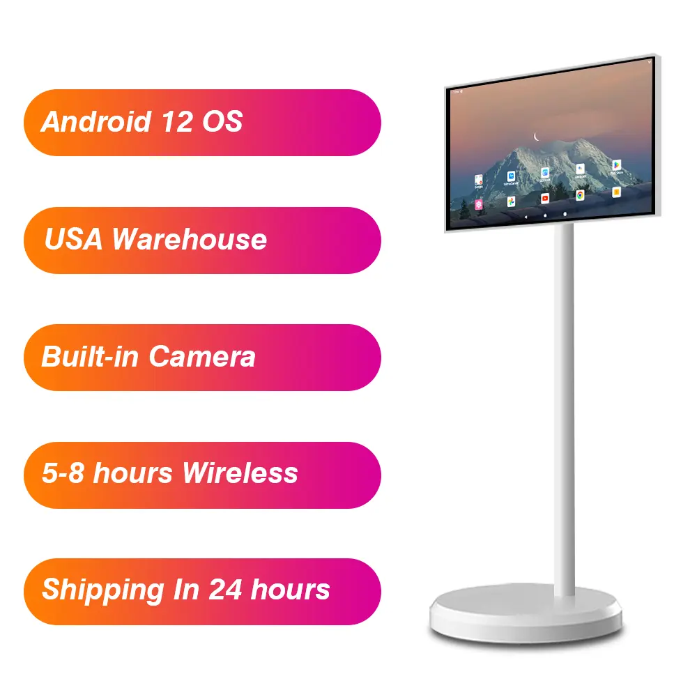 Obral besar Monitor sentuh 21.5 inci layar sentuh Standbyme Tv layar sentuh portabel untuk pertunjukan Video