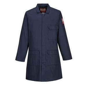 PORTWEST - FR34NARXXL Manteau bleu marine standard résistant au feu-EAN 5036108351954 WORKWEAR RÉSISTANT AUX FLAMMES - Product Image 1