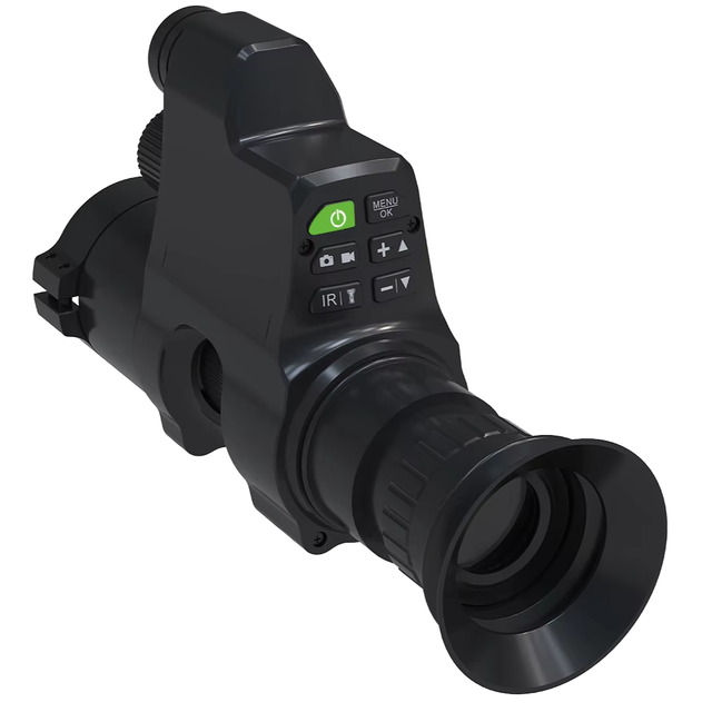 NV4A Infrared Night Vision Monocular 4X Zoom HD Video Camera Device Round Screen Crosshair Attach Night Hunting IR Digital Scope