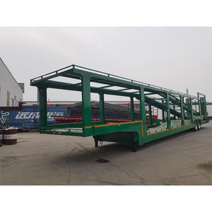 Nouveau transporteur de voitures à double pont 20.5m <span class=keywords><strong>porte</strong></span> arrière de levage hydraulique personnalisée 8 <span class=keywords><strong>remorque</strong></span> de transporteur de <span class=keywords><strong>voiture</strong></span> à vendre - Product Image 6