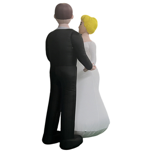 WINSUN Figuras Inflables Gigantes de Novios de Dibujos Animados para Bodas, Fiestas en el Jardín, Arcos al Aire Libre, Fondo de PVC, Exhibición Publicitaria - Product Image 4