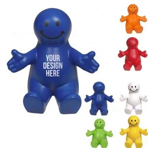 2-In-1 Squeezable Smile Leather Phone Holder Custom <b>Desk</b> Office Gift Stress Relief <b>Toy</b> & Smartphone Stand for Weddings - Product Image 1