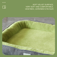 Lit professionnel moderne de haute qualité portable amovible personnalisé toutes saisons lit de luxe super doux pour chat et chien
