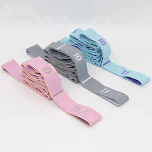 Nouveau type 11 grilles yoga étirement ceinture danse pose formation bandes de boucle de résistance - Product Image 4