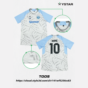 Jersey Polo Sepak Bola Ystar OEM Custom 100% Poliester Jersey Sepak Bola Thailand Kaos Sepak Bola Custom Kaos & Atasan Sepak Bola - Product Image 1