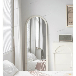 Body <strong>Mirror</strong> Full Length Girls' Bedroom Living Room Decoration Floor Stand Dressing <strong>Mirror</strong> Fashion Decorative <strong>Pine</strong> Wood <strong>Mirror</strong> - Product Image 2