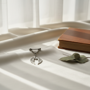 Joyería para Pezones con Diseño de <span class=keywords><strong>Alas</strong></span> 2026, Anillos para Pezones de Acero Inoxidable, <span class=keywords><strong>Piercing</strong></span>, Joyería Corporal de Moda para Mujeres y Hombres - Product Image 5