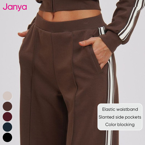 <span class=keywords><strong>Pantaloni</strong></span> Sportivi da <span class=keywords><strong>Donna</strong></span> Personalizzati Janya, Casual Larghi <span class=keywords><strong>con</strong></span> <span class=keywords><strong>Tasche</strong></span> <span class=keywords><strong>Laterali</strong></span>, Gamba Dritta e Larga, Vita Elasticizzata, Traspiranti per Fitness e Sport - Product Image 3