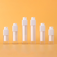 Flacons pompe vides en promotion 15ml 30ml 50ml – Flacons de lotion rechargeables transparents ou dépolis avec pompe pour lotion corporelle