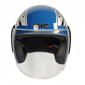 Đảm Bảo Chất Lượng Mới Xe Máy Nửa Khuôn Mặt Mũ Bảo Hiểm PP + Eps Chất Liệu Bông Lót Thoáng Khí HD Ống Kính Cơ Sở Nhà Sản Xuất 1 Năm - Product Image 4