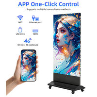 Schermo Display Pubblicitario a Led P1.86 P2 P2.5 P3 Portatile, Pieghevole e Giuntabile, Impermeabile e Resistente agli Urti per Segnaletica Digitale