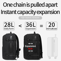 Sac à dos multifonctionnel CoolBELL pour homme, extensible, idéal pour ordinateur portable, affaires, voyage, extérieur, antivol – Article transfrontalier très prisé