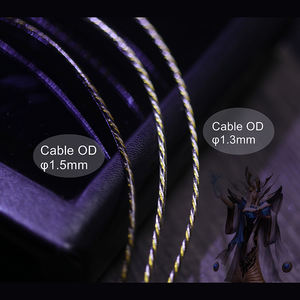 Câble coaxial Hi-Fi en alliage de cuivre argent or Litz avec blindage combiné pour lecteur DVD et moniteur - Product Image 6