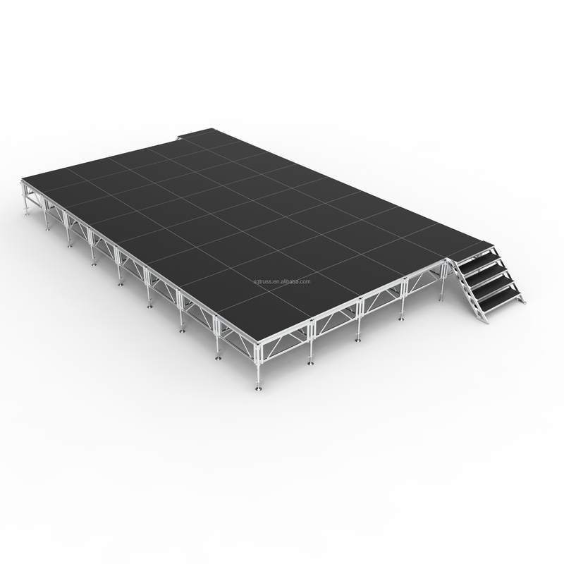 Stackable 4 8 ft Aluminum Stage