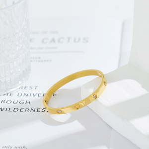 XIXI ODM Bijoux Acier Inoxydable Tendance Bracelets En Pour Femme Lesbijoux <span class=keywords><strong>Gourmette</strong></span> Fashion Jewelry Bracelet Bangle - Product Image 3