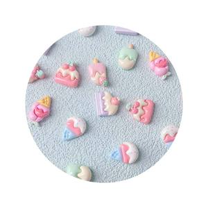 Perles de résine pour gâteau de glace crème pour la décoration intérieure Projets d'art pour enfants Décorations de mariage Jouets scolaires Slime DIY Kids - Product Image 4