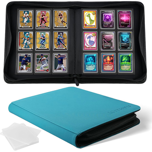 Carpeta Premium para Tarjetas Toploader, con 4 o 9 Bolsillos, Capacidad para 252 o 288 Tarjetas, con Cierre, Personalizable, para Tarjetas Individuales - Product Image 6
