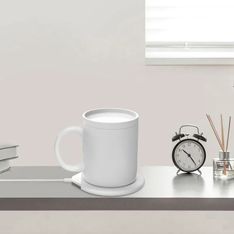 Portátil de escritorio inteligente USB té café taza calentador taza calefacción constante Cofe taza calentador para oficina