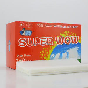 Feuilles pour sèche-<span class=keywords><strong>linge</strong></span> biodégradables, adoucissant textile, feuilles pour sèche-<span class=keywords><strong>linge</strong></span>, parfum longue durée - Product Image 1