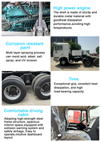 Camion tracteur SHACMAN F3000 6x4 à dix roues, tracteur lourd avec châssis robuste et système de transmission puissant