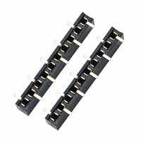 Connecteur femelle double rangée à angle droit SMD pas de 2,54 mm avec connecteur carte-à-bande 18 broches de 0,5 mm