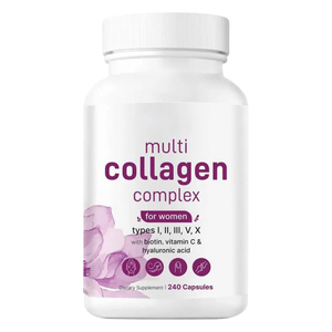 Cápsulas de Colágeno para la Salud Ocular con Luteína, Zeaxantina y Vitamina A, Fórmula para el Cuidado de los Ojos con Protección contra la Luz Azul para Adultos - Product Image 1