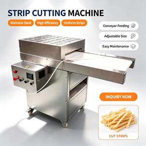 High Speed Automatic Adjustable Thickness Steel Blade Cooked <strong>Meat</strong> Slicing Machine 300-500kg/h Capacity - Product Image 4