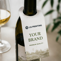 Support de bouteille de vin avec boîte personnalisée en papier pour la présentation et la vente au détail de vins haut de gamme