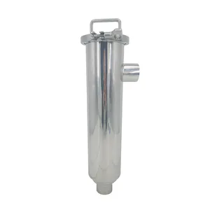 Sanitary Stainless Steel SS304 TriClamp Ends Food Grade Angle Type Filter Tube Strainer