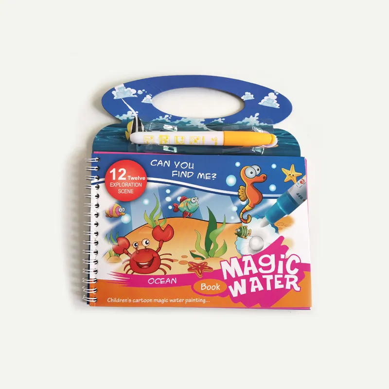 Livre de peinture à l'eau magique pour enfants livres de magie réutilisables eau avec stylo Offre Spéciale jouets éducatifs livre de coloriage de dessin magique réutilisable