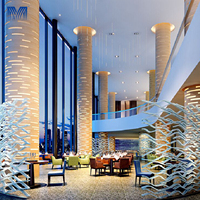 Panneaux muraux en métal sculpté de haute qualité pour l'extérieur des bâtiments, résistants aux intempéries, panneaux de façade en aluminium courbés et imperméables