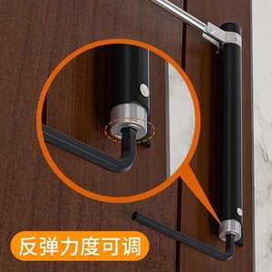 Simple <b>Door</b> Closer Hydraulic Free Automatic <b>Spring</b> Hinge For Home Use - Product Image 4