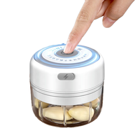 250ml USB sans fil Mini broyeur électronique d'ail Portable accessoires de cuisine acier plastique hachoir mélangeur légumes Fruits