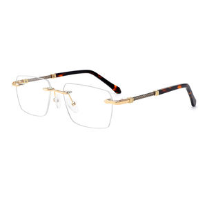 Lujo personalizado hombres forma moda <span class=keywords><strong>sin</strong></span> <span class=keywords><strong>montura</strong></span> Flexible marco óptico pequeño cuadrado de moda <span class=keywords><strong>gafas</strong></span> <span class=keywords><strong>sin</strong></span> <span class=keywords><strong>montura</strong></span> - Product Image 3