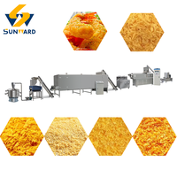 Ligne de production de snacks extrudés multifonctionnels en forme d'aiguille et en forme de tranches, à base de morceaux de pain
