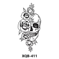 2025 personnalisé gros Cool noir temporaire tatouage encre autocollant demi bras corps tatouage serpent tigre ou crâne imprimante autocollant pour homme