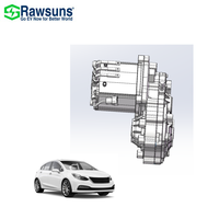 Nouveau kit de conversion de voiture électrique Rawsuns READ632A 96V 9kW 30kW EV Drive System FWD avec moteur PMSM léger refroidi par air, boîte de vitesses et essieu CV